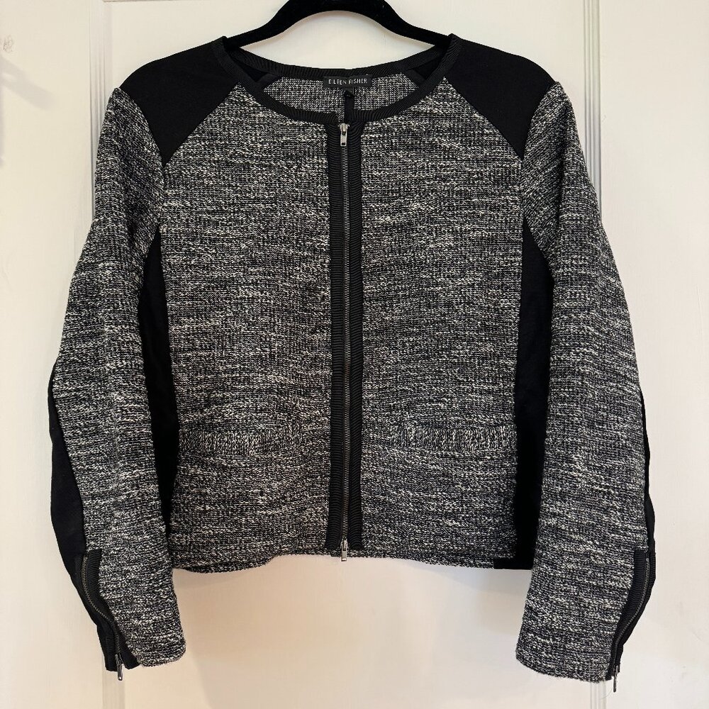 Eileen Fisher Zipper Cardigan